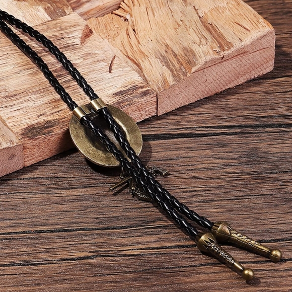 New set of western leather bolo ties - Picture 4 of 6